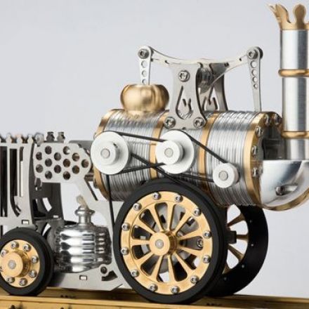 Lokomotive mit zugkräftigem Stirlingmotor